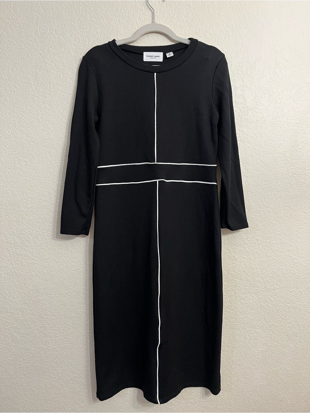 Sonnet James “Play Dress” Midi Dress cotton blend